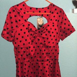 Voodoo Vixen Red Polka Dot